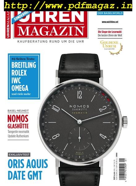 Uhren-Magazin Sonderheft – Marz 2019 Cover