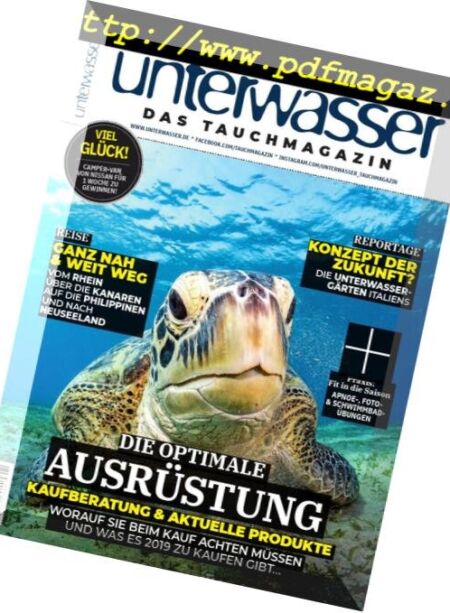 Unterwasser – April 2019 Cover