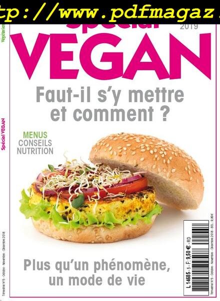 Vegetarien Magazine – octobre 2018 Cover