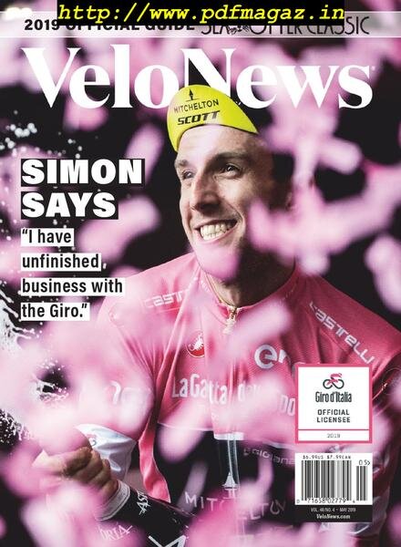 Velonews – May 2019 Cover