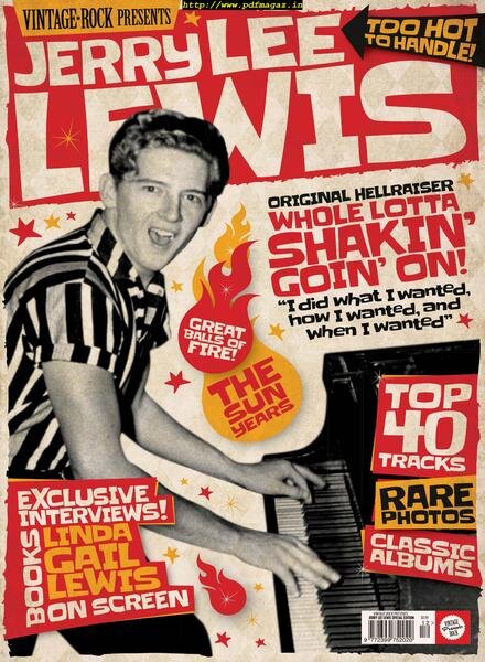 Vintage Rock Presents – Jerry Lee Lewis – January 2019 Cover