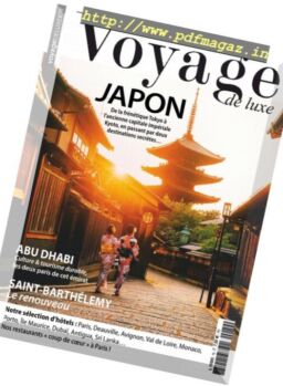 Voyage de Luxe – fevrier 2019