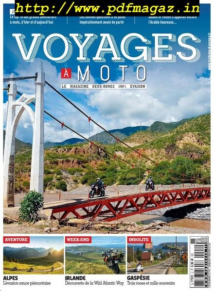 Voyages a Moto – novembre 2018 Cover