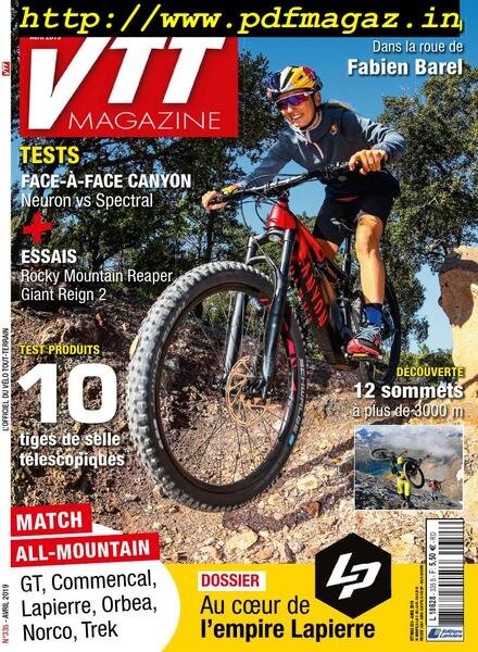 VTT Magazine – avril 2019 Cover