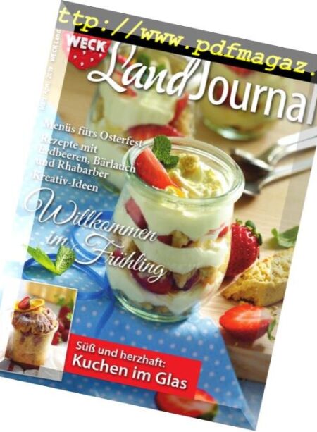 WECK- Landjournal – Marz 2019 Cover