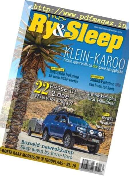 Weg! Ry & Sleep – Maart 2019 Cover