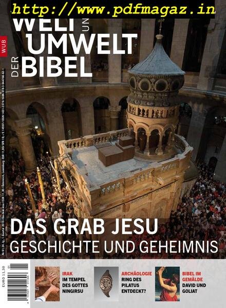 Welt und Umwelt der Bibel – Nr1, 2019 Cover