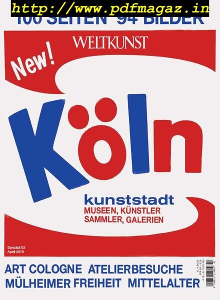 Weltkunst – Spezial Nr2 – April 2019 Cover