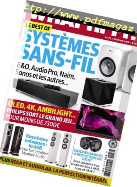 What Hi-Fi France – fevrier 2019 Cover
