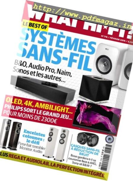 What Hifi France – fevrier 2019 Cover
