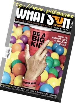What’s On Dubai – February 2019