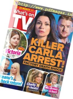 What’s on TV – 23 March 2019