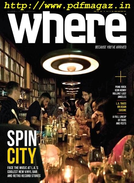 Where Los Angeles – April 2019 Cover