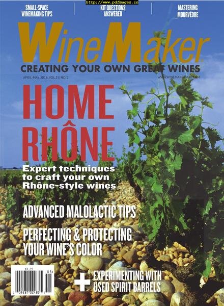 WineMaker – April-May 2016 Cover