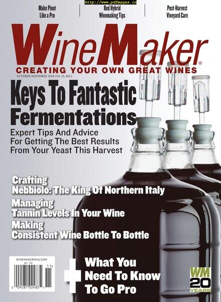 WineMaker – October-November 2018 Cover