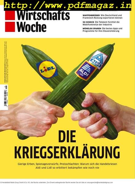 Wirtschaftswoche – 06 April 2019 Cover