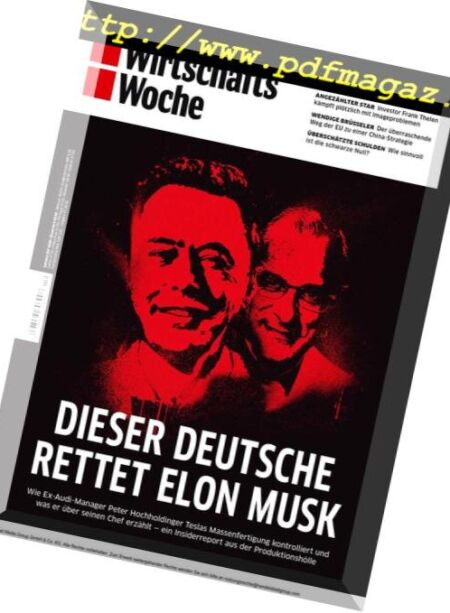 Wirtschaftswoche – 16 Marz 2019 Cover