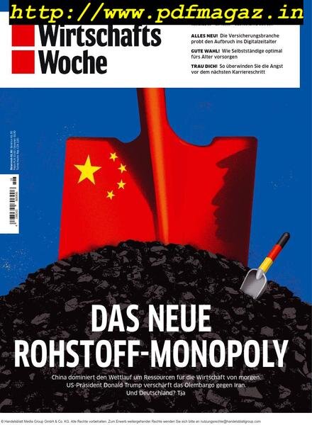 Wirtschaftswoche – 27 April 2019 Cover