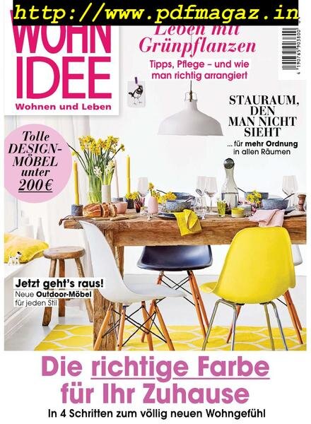 WohnIdee – April 2019 Cover