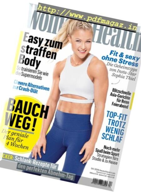 Women’s Health Germany – April 2019 Cover