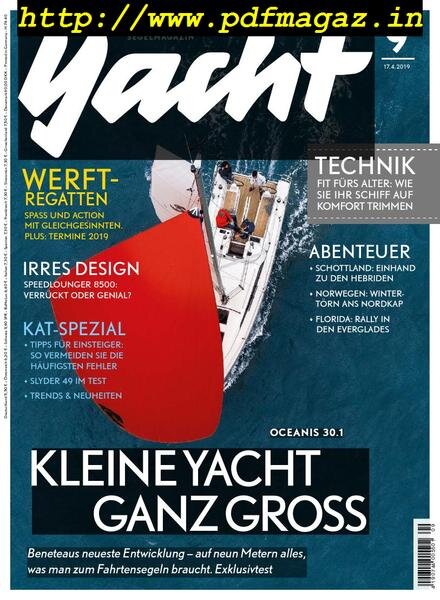 Yacht Germany – 17 April 2019 Cover