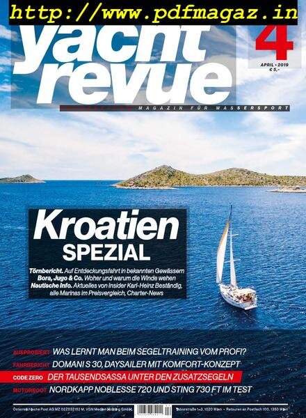 Yachtrevue – April 2019 Cover