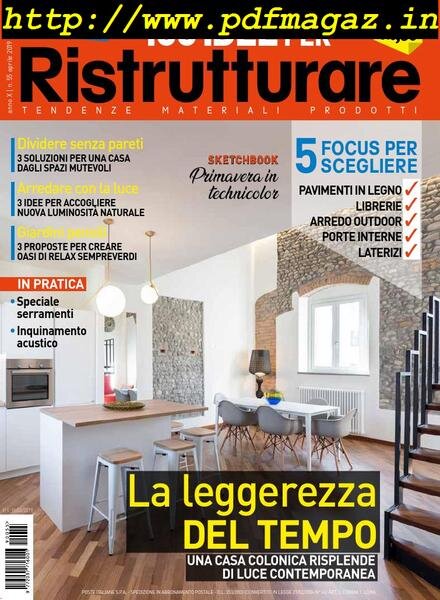 100 Idee per Ristrutturare – aprile-maggio 2019 Cover
