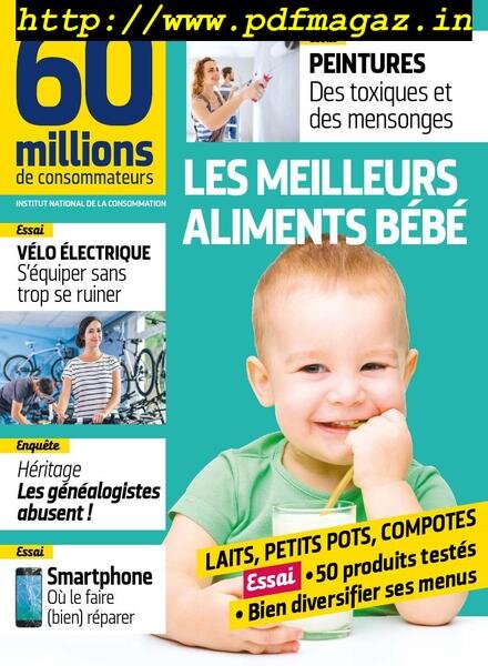 60 Millions de Consommateurs – Juin 2019 Cover