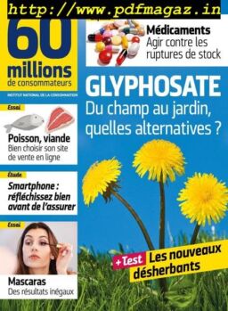 60 Millions de Consommateurs – Mai 2019