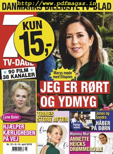 7 TV-Dage – 08 april 2019 Cover