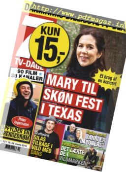 7 TV-Dage – 18 marts 2019