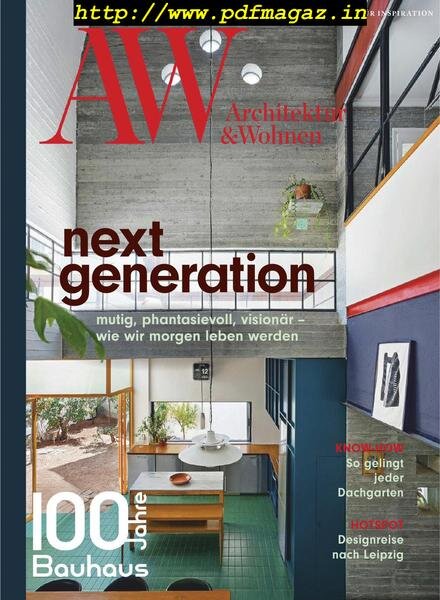 A&W Architektur & Wohnen – Mai 2019 Cover