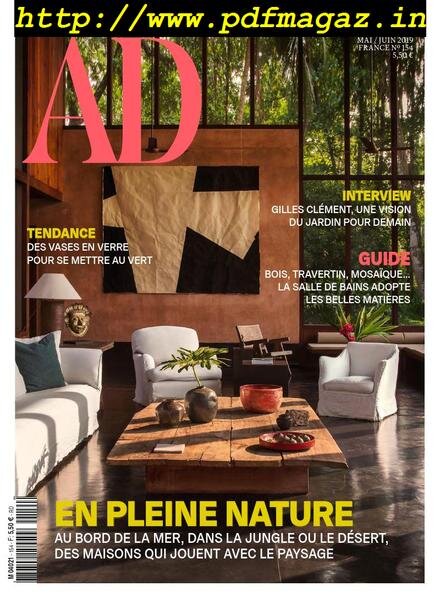 AD Architectural Digest France – mai 2019 Cover