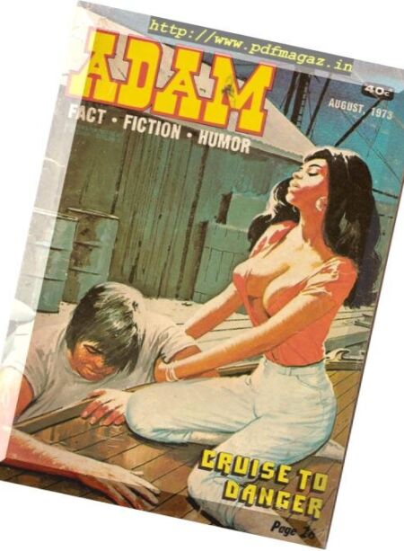 Adam – August 1973 Cover
