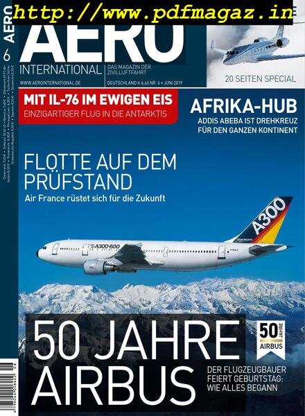Aero International – Mai 2019 Cover