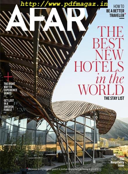 AFAR – May 2019 Cover
