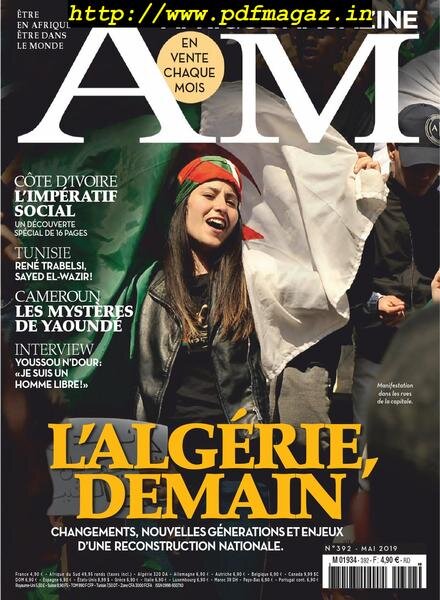 Afrique Magazine – mai 2019 Cover