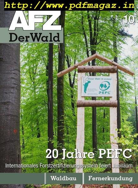 AFZ-DerWald – 03 Mai 2019 Cover