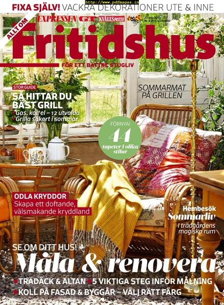 Allt om Fritidshus – 27 maj 2019 Cover