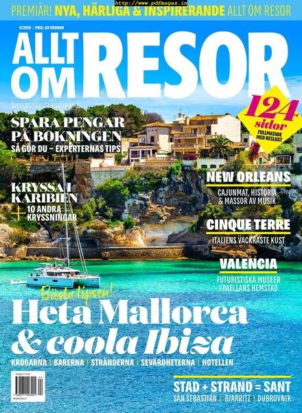 Allt om Resor – 29 maj 2019 Cover
