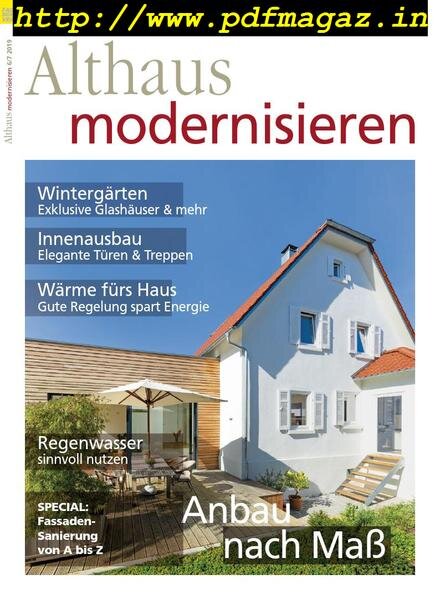 Althaus Modernisieren – Mai 2019 Cover