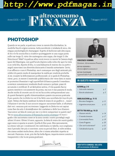 Altroconsumo Finanza – 7 Maggio 2019 Cover