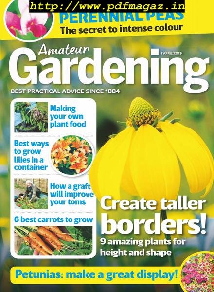 Amateur Gardening – 16 April 2019 Cover