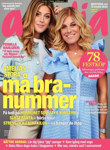 Amelia – 16 maj 2019 Cover