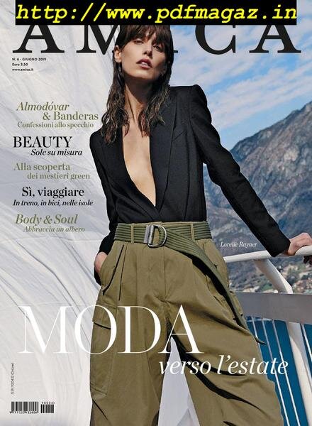 Amica – giugno 2019 Cover