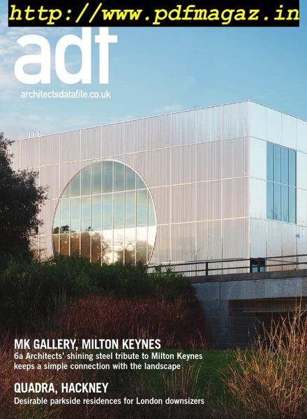 Architects Datafile (ADF) – April 2019 Cover