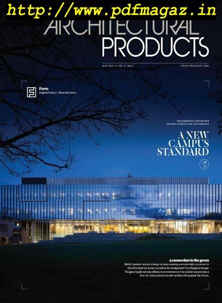 Architectural Products – May 2019 Cover