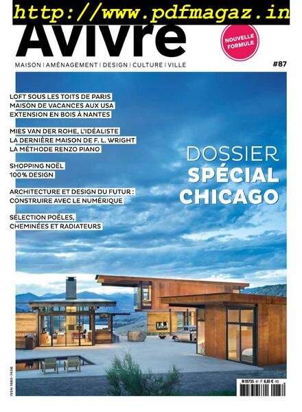 Architectures a Vivre – novembre 2015 Cover