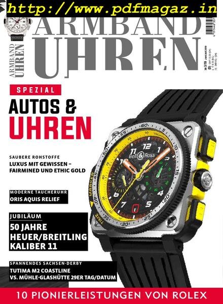 Armbanduhren – Mai 2019 Cover