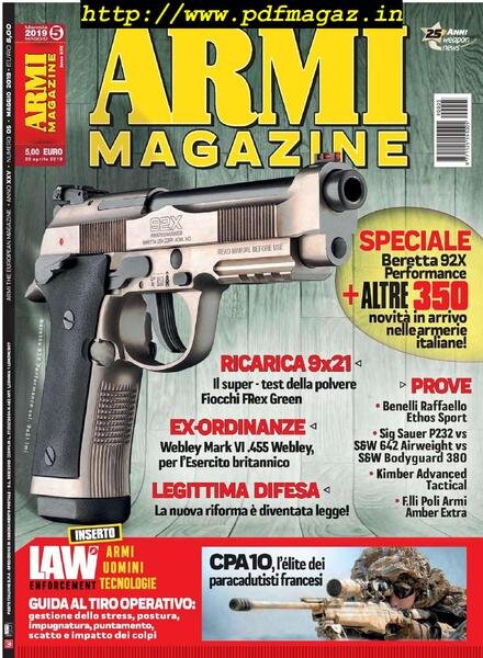 Armi Magazine – Maggio 2019 Cover
